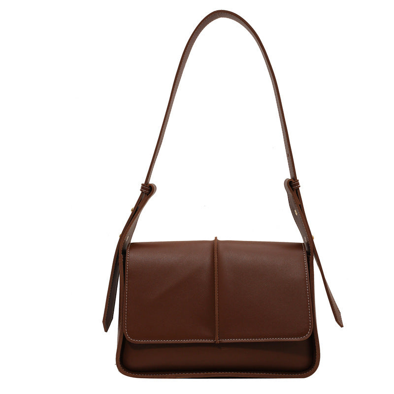 Retro Textured Shoulder Bag Women Underarm