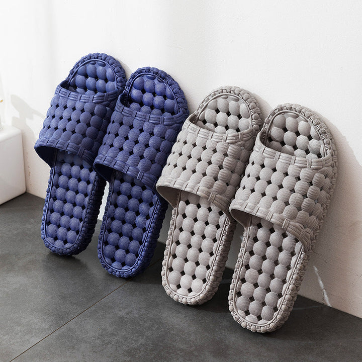 Unsex Home Shoes Hollow Out Bathroom Slippers Men Women Hanzuva