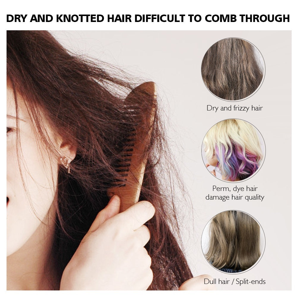 Improve Frizzy Split Hairs With Leave-in Essential Oil