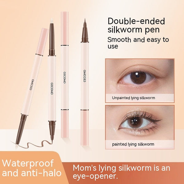 Three-dimensional Star Eyes Double-headed Eye Shadow Pen Makeup Hanzuva