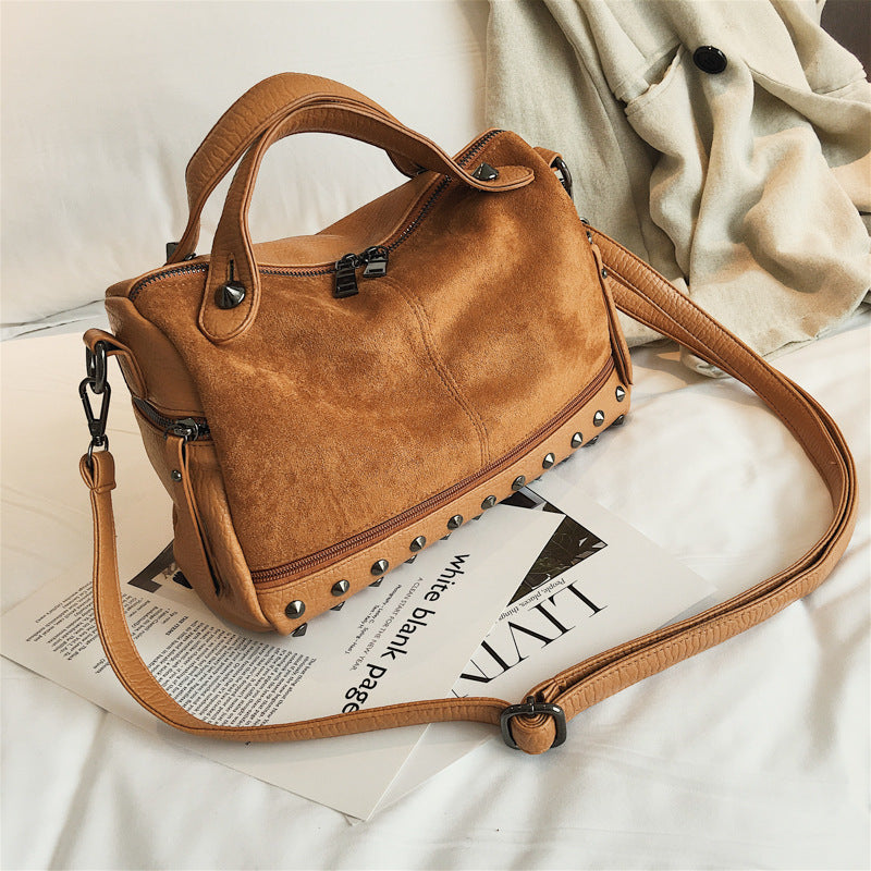 High Quality Big Casual Tote Female Shoulder Bag Soft Bolsas Hanzuva