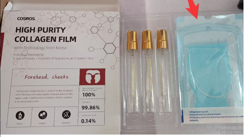 Hydrolyzed Collagen Filling Piece Soluble Mask Water-soluble Forehead Film