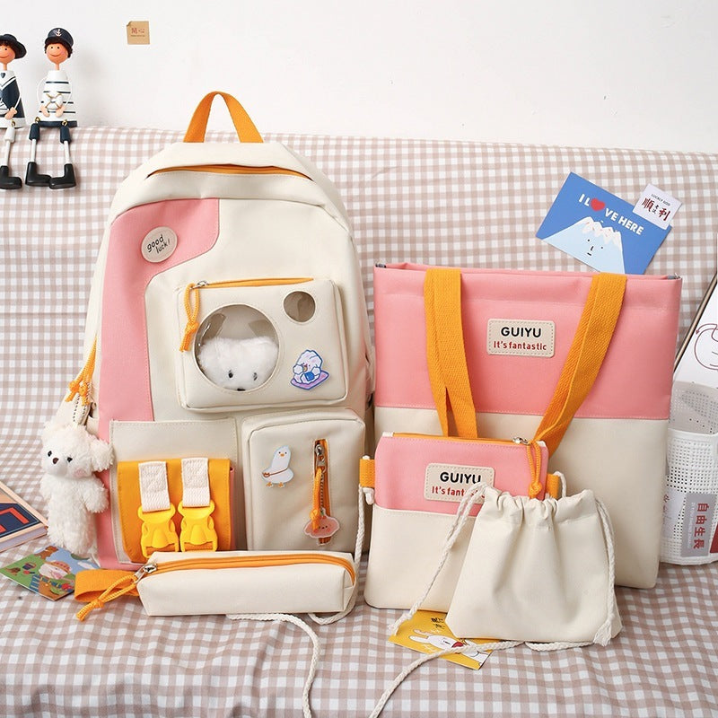 Cute Large-capacity Backpack For Schoolgirls