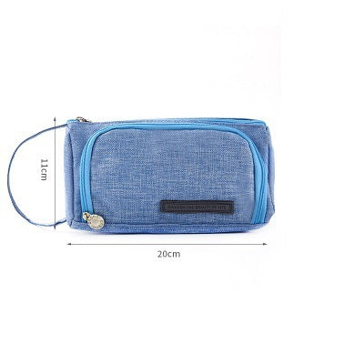 Mesh large capacity pencil case Hanzuva