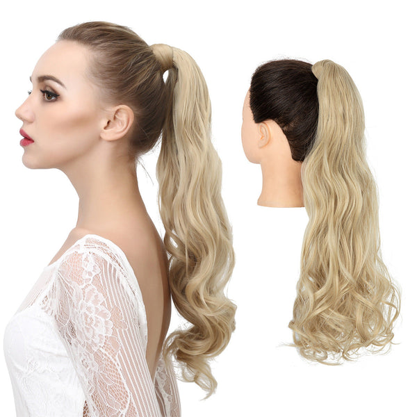 European And American Style Wig Fluffy Natural Ponytail Hanzuva