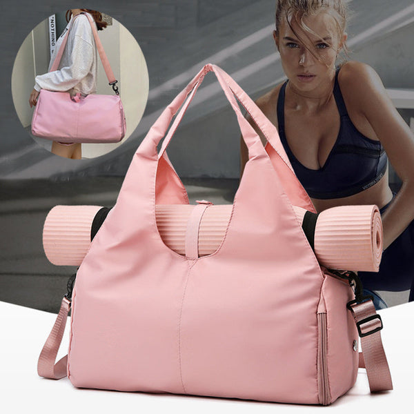 Women Yoga Bag Sports Fitness Dry And Wet Separation Large Capacity Storage Travel Bags Can Carry Yoga Mats Hanzuva