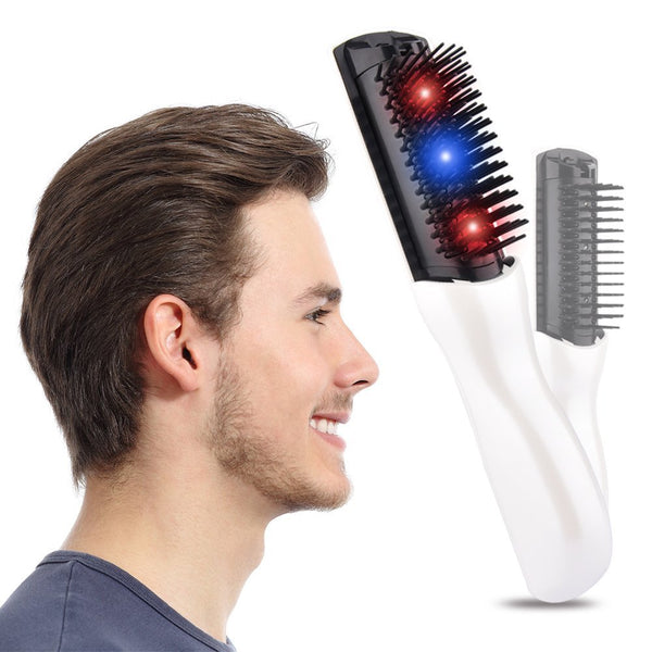 Electric Head Massage Comb Healthy Scalp Vibration Comb Portable Household Battery Massage Comb Hanzuva