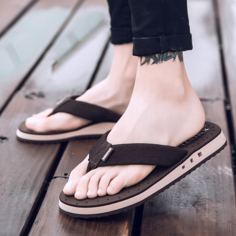 Slippers men's summer herringbone anti-slip feet men's sandals