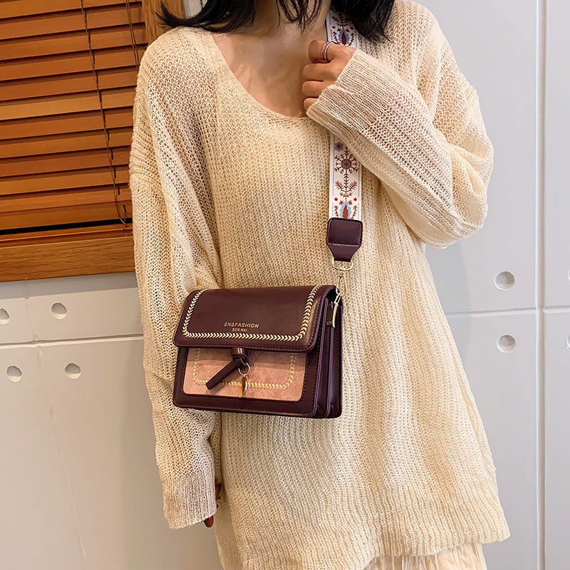 The New Fashion Hit Color Crossbody Small Square Bag Hanzuva