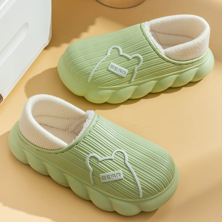Women's Fashion Warm Waterproof Cotton Slippers Hanzuva