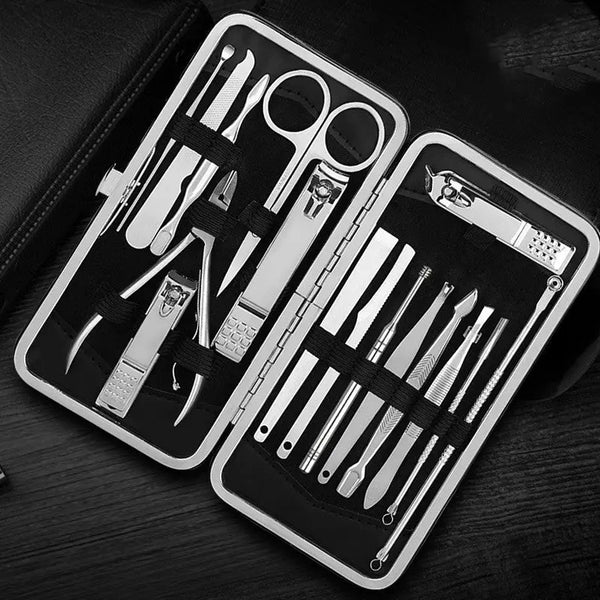 Stainless steel manicure tool set Hanzuva