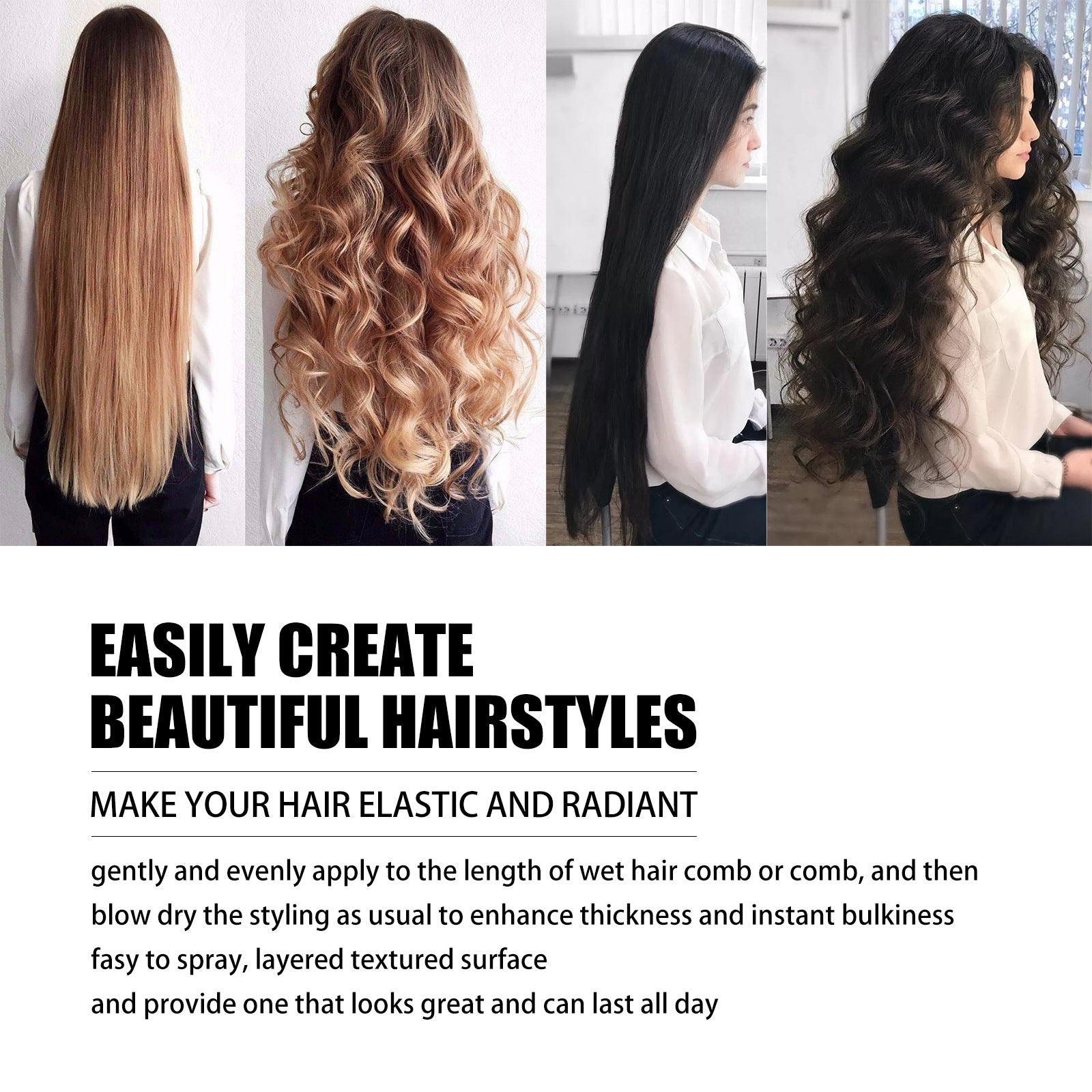Moisturizing Fragrance Long-lasting Hair Styling Spray