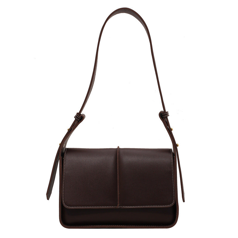 Retro Textured Shoulder Bag Women Underarm