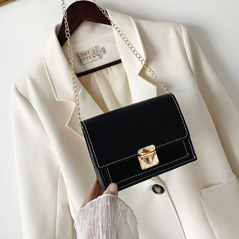 Women's bag shoulder messenger bag chain small square bag Hanzuva