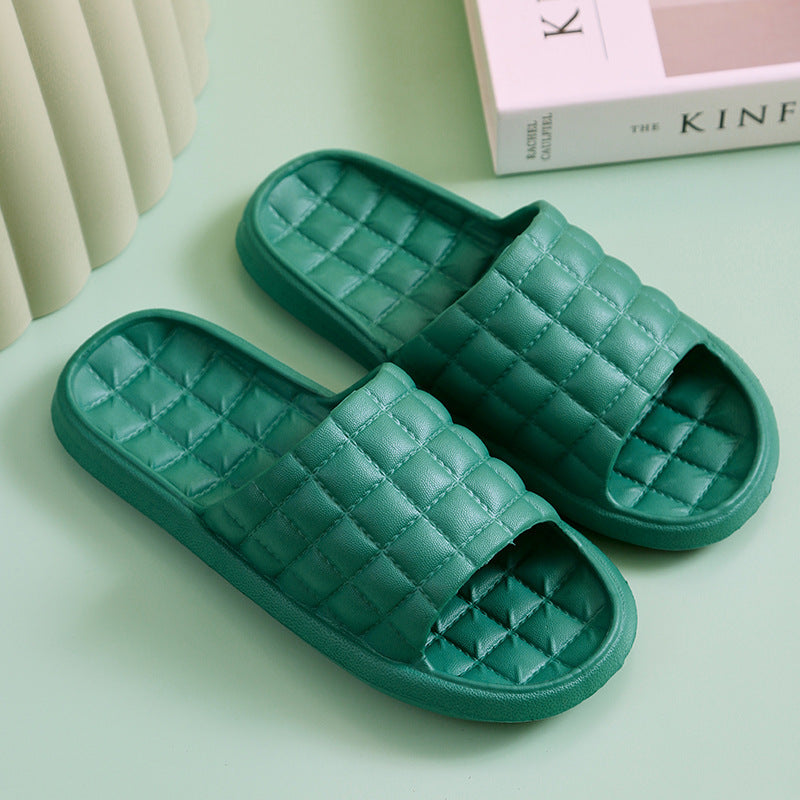 Couple Summer Slippers Bathroom Non-Slip Home Shoes Men And Women Hanzuva