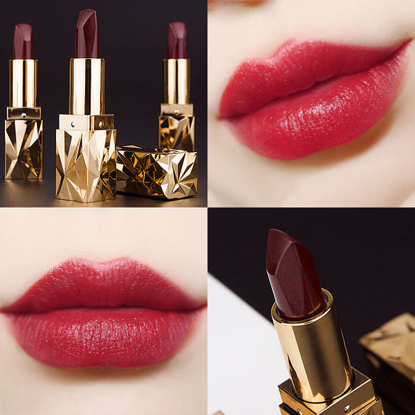 Three-sided discoloration black lipstick Hanzuva