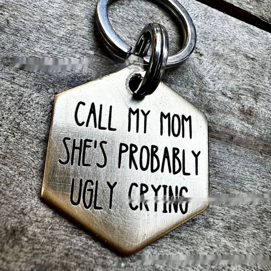 Funny Metal Dog Tag Stainless Steel Marking