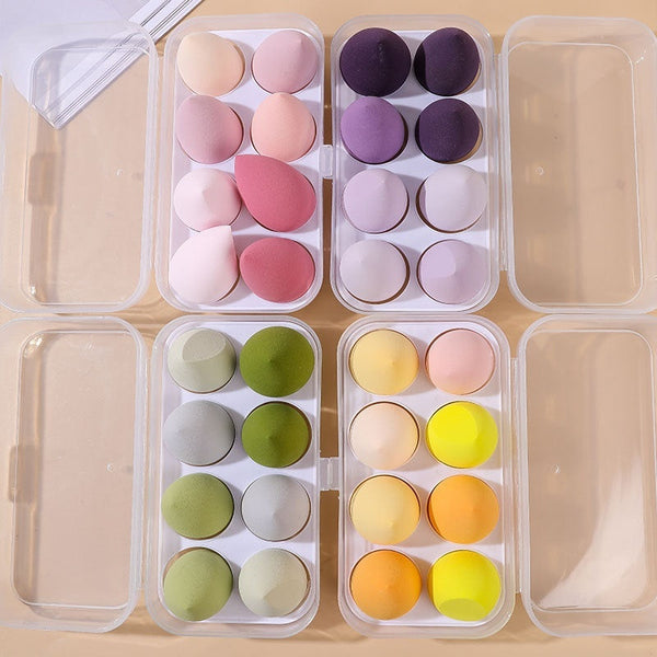 Cosmetic Egg Powder Puff Cushion Super Soft Smear-proof Beauty Blender Studio Sponge Egg Hanzuva