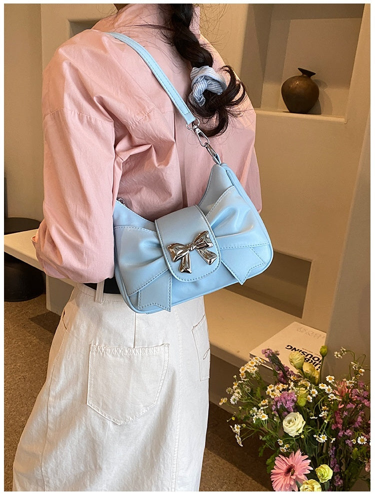 Four Seasons Commuting Trendy Daily Matching Shoulder Crossbody Women's Bag Bow