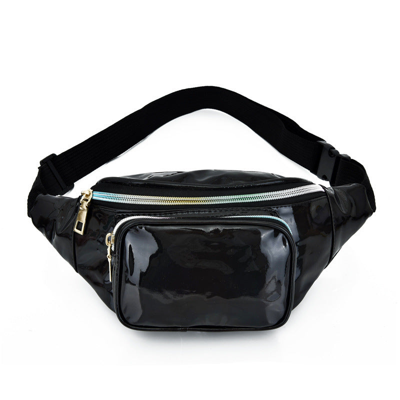 PU Laser Waist Bag Women's Sports Leisure