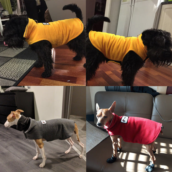 Thickened Warm Pet Autumn And Winter Dog Clothes Pet Polar Fleece Double-sided Vest Hanzuva