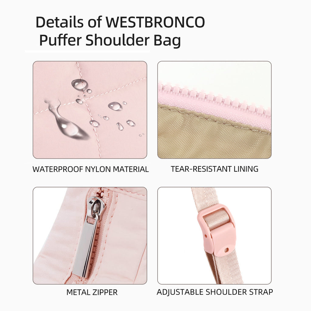 Nylon Large Capacity Female Underarm Bag
