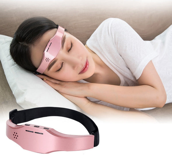 Head Massager Wireless Stress Relief Brain Massage Helmet Unisex Sleep Therapy Device Hanzuva