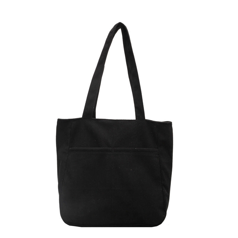 Women's Fashion Large Capacity Corduroy Shoulder Messenger Bag