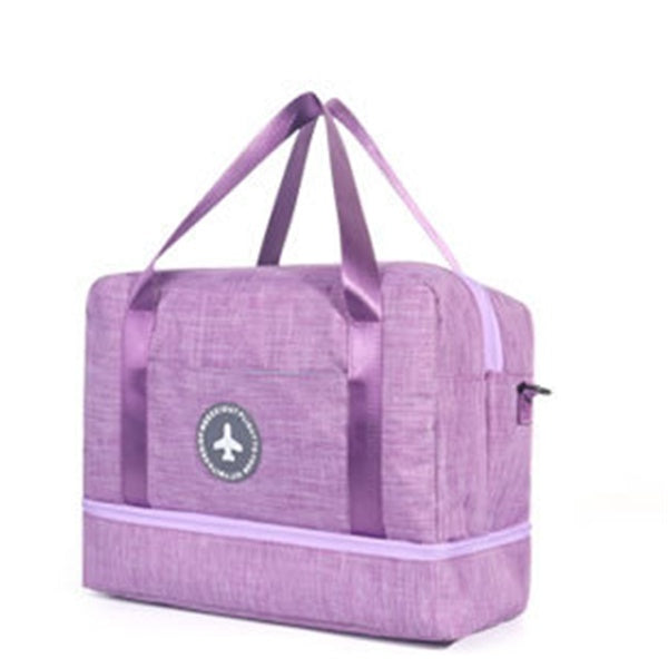 Dry And Wet Separation Travel Bag Tourism Fitness Storage Pouch Women's Clothes Shoes Daily Necessities Duffle Package Supplies Hanzuva