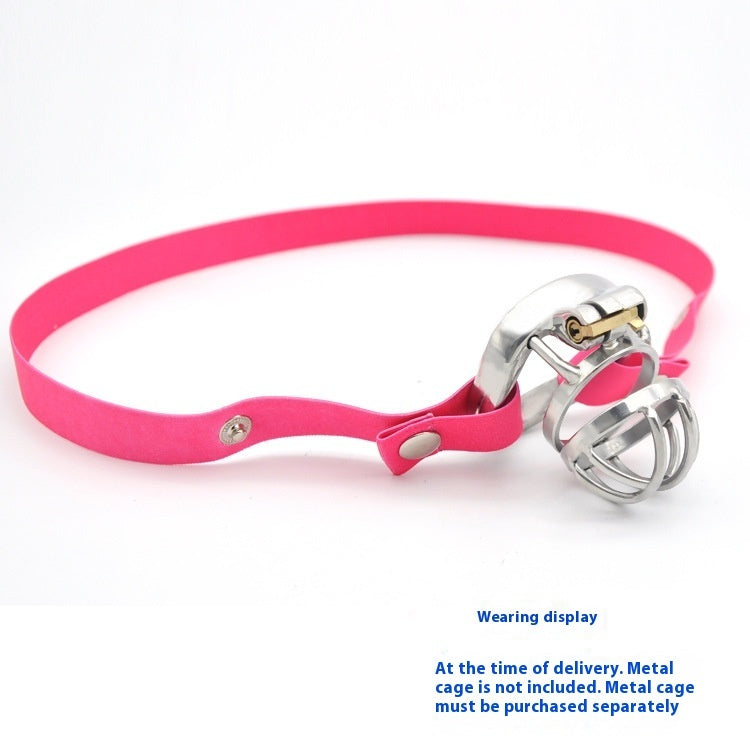 Men's Chastity Cage Auxiliary Strap Elastic Anti-fall