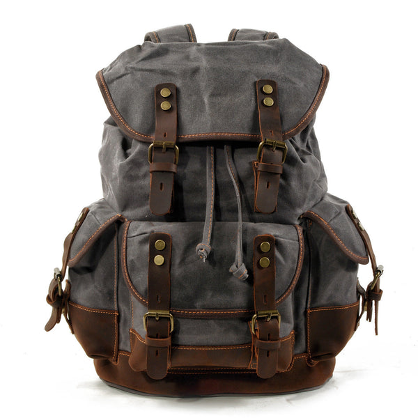 Wear-resistant canvas backpack Hanzuva