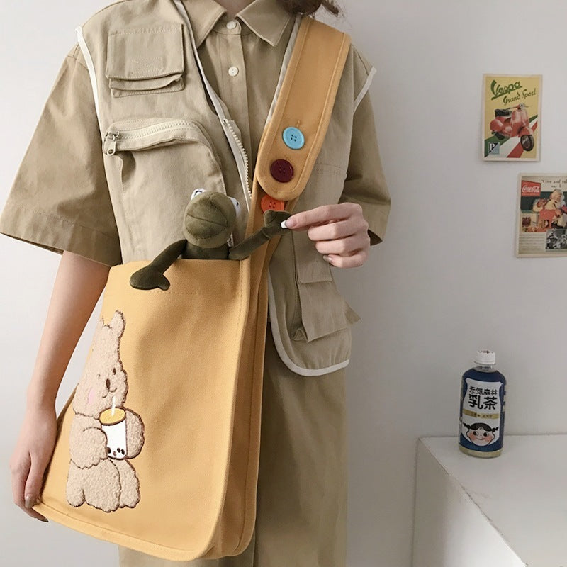 Lambskin like shoulder bag Hanzuva