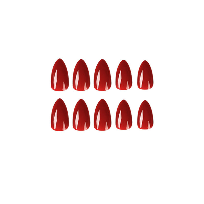 Wear Armor Mid-length  Solid Color Nail Shaped Piece
