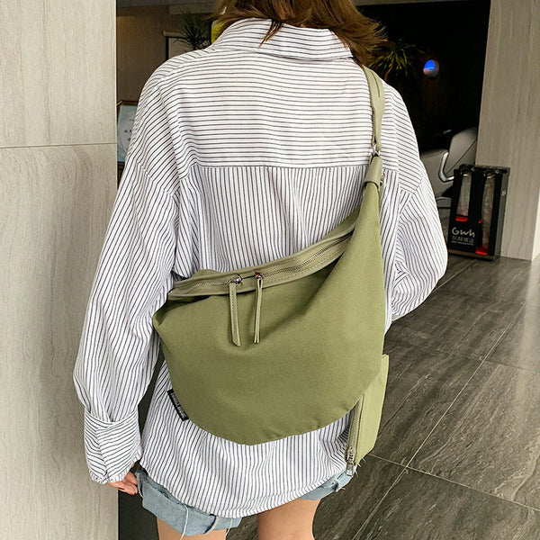 Women's Shoulder Bag Canvas Dumplings Bags Fashion Casual Crossbody Bags Hanzuva