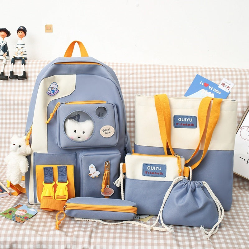 Cute Large-capacity Backpack For Schoolgirls