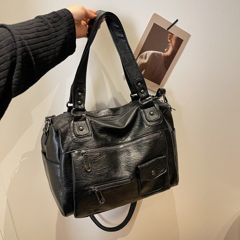 Fashion Retro Large-capacity Crossbody Bag