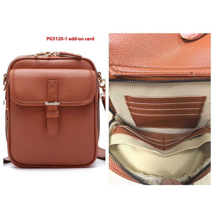 Unisex Vintage Large Capacity Messenger Bag Storage Bag  With 10 Card Inserts Casual Backpack Women's Bag Retro Backpack Large Capacity Travel Hanzuva