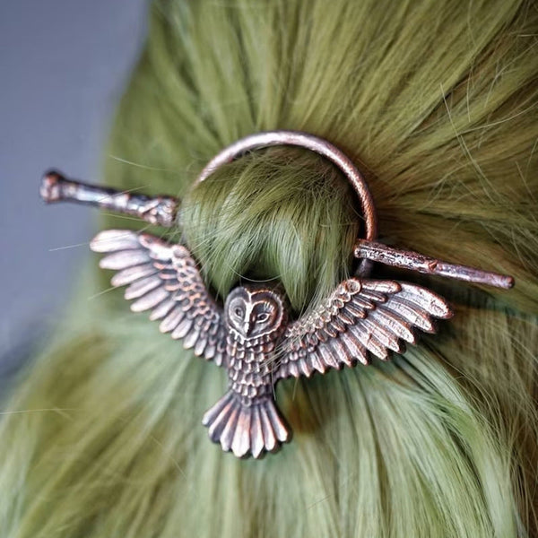 Gothic Retro Owl Women's Hairpin Hanzuva