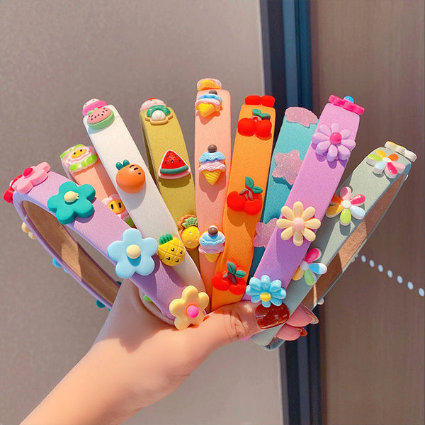 Small Flower Face Wash Makeup Hair Band Hanzuva