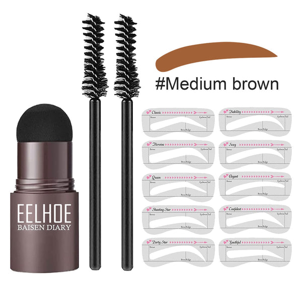 Eyebrow Mold Set Makeup Powder Hanzuva