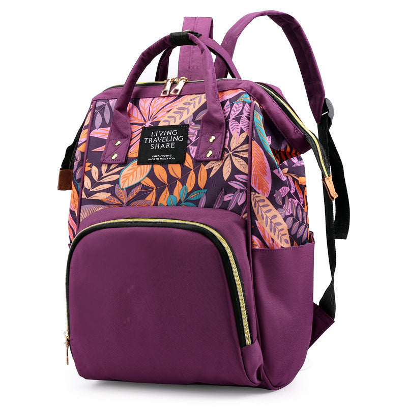 Printed mommy backpack Hanzuva