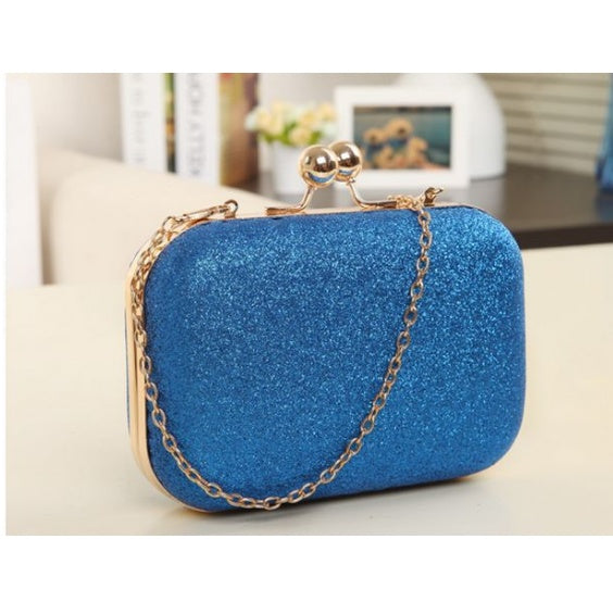 Women Handbag Evening Bags For Party New Women Chain Shoulder Bag Ladies Fashion Gold Clutch Box Bag Women Messenger Hanzuva