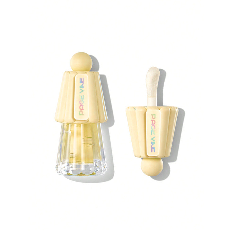 Jelly Big Brush Lip Gloss Moisturizing Lasting Fade Lip Lines