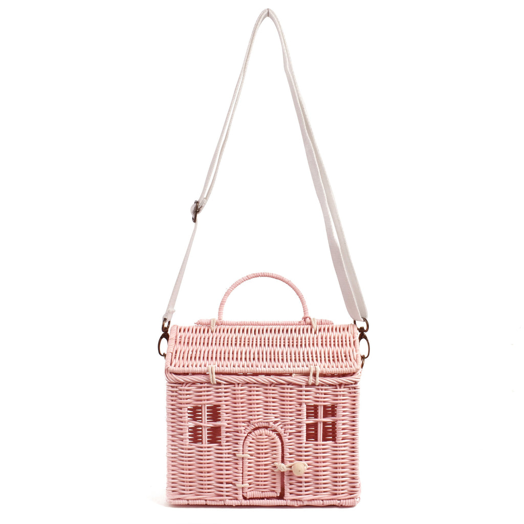 Hand-woven small house messenger bag Hanzuva