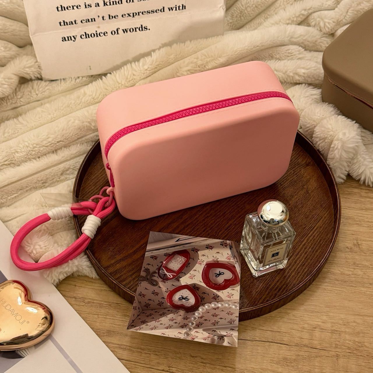 Silicone Cosmetic Bag Large Capacity Portable Waterproof
