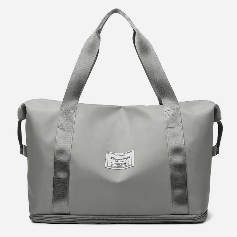 Double-layer Travel Bag Water Repellent Oxford Cloth Portable Women