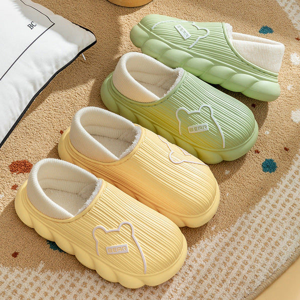 Women's Fashion Warm Waterproof Cotton Slippers Hanzuva
