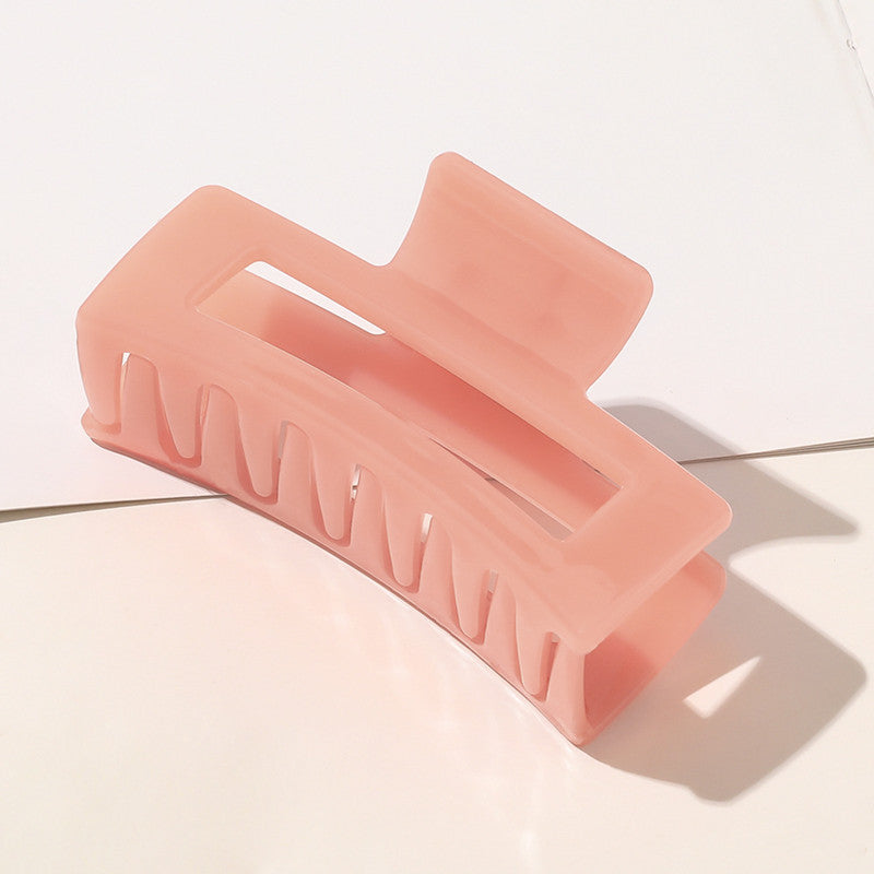 Japan And South Korea Simple Large Square Hollow Grab Clip