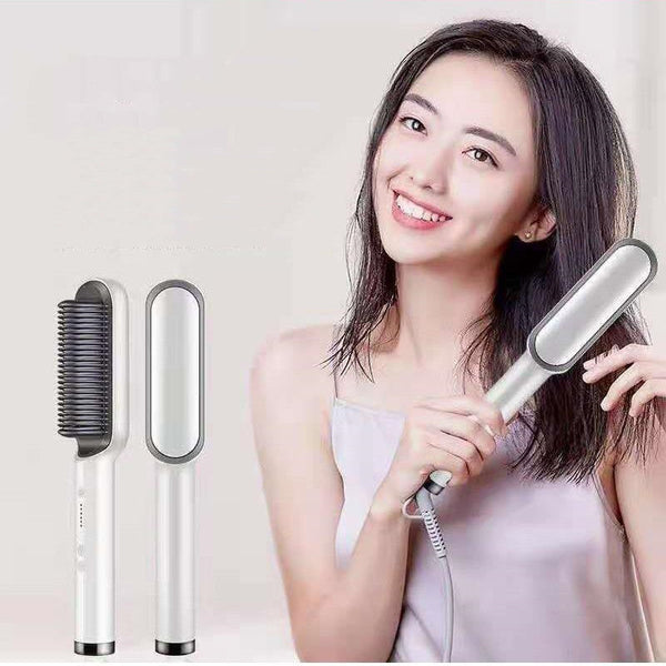 Multifunctional Electric Heating Hair Straightening Comb Hanzuva