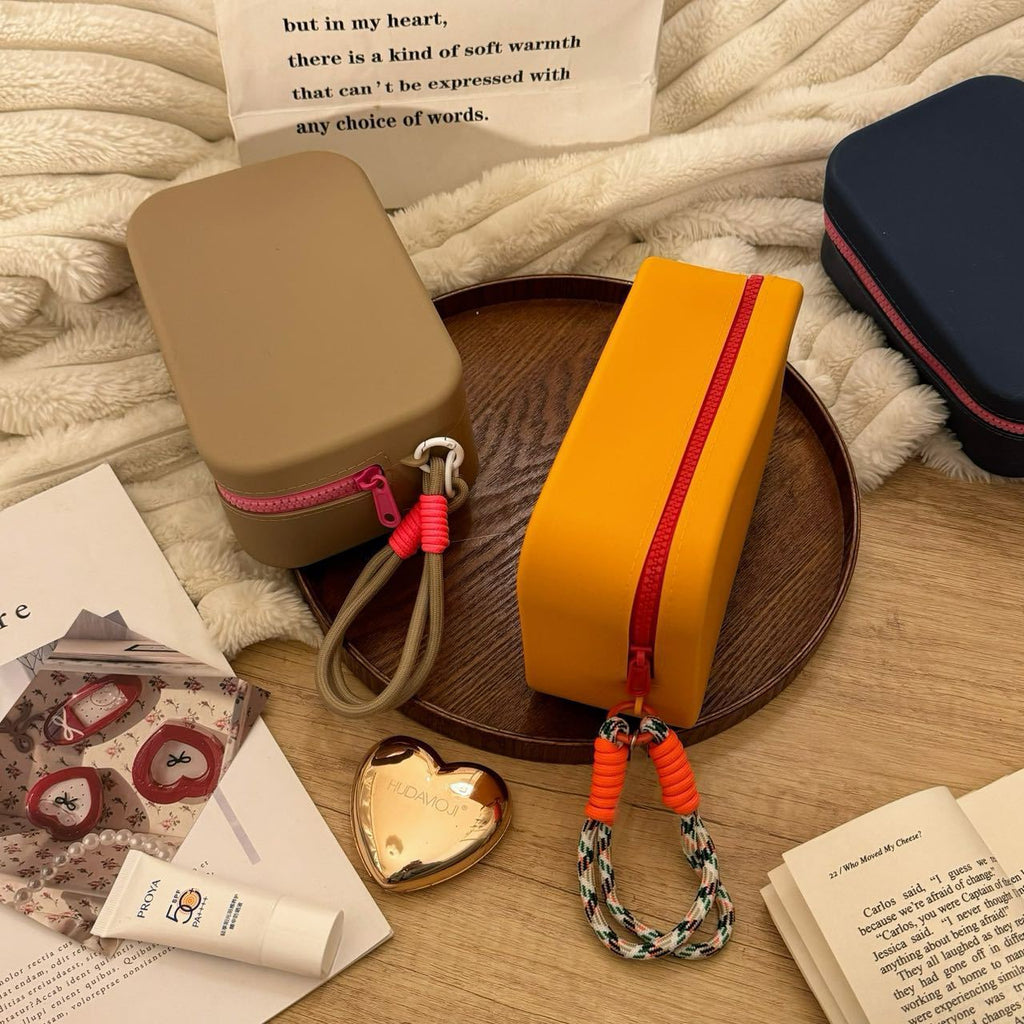 Silicone Cosmetic Bag Large Capacity Portable Waterproof